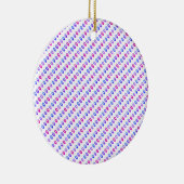 Colorful Hanukkah Dreidels Keramisch Ornament (Rechts)