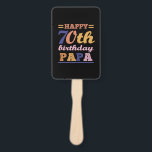 Colorful Happy 70th Birthday Papa Saying Quote Handwaaier<br><div class="desc">Colorful Happy 70th Birthday Papa Saying Quote Graphic Design For Celebrating The Birthday Of Your Beloved Father Who Is About To Be 70 Years Old.</div>