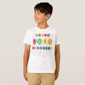 Colorful Happy 70th T-shirt (Voorkant volledig)