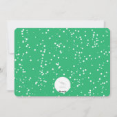 Colorful Happy Alles Confetti 5 Foto Collage Feestdagenkaart (Achterkant)