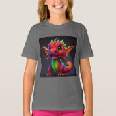 Colorful Happy Baby Dragon Kinder T-shirt (Voorkant)