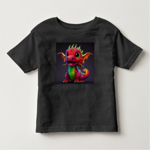 Colorful Happy Baby Dragon size 2T tot 6T Kinder Shirts