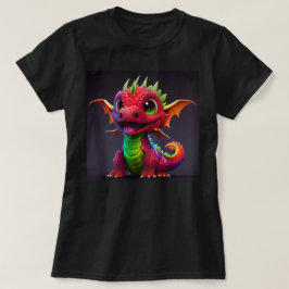 Colorful Happy Baby Dragon T-shirt