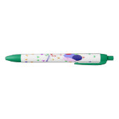 Colorful Happy Birthday-ballonnen Zwarte Inkt Pen (Bodem)