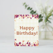 Colorful Happy Birthday Briefkaart (Staand voorkant)