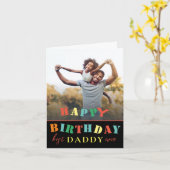 Colorful Happy Birthday Kaart (Gele Bloem)