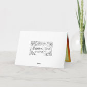 Colorful Happy Birthday Kaart (Achterkant)