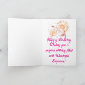 Colorful Happy Birthday-kaart Kaart (Binnen)