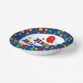 Colorful Happy Birthday Papieren Kommen (Gebogen)