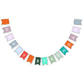 Colorful Happy Birthday Party Vlaggetjes (Alle)