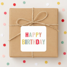 Colorful Happy Birthday