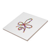 Colorful Happy Celtic Sterk Symbool Tegeltje (Zijkant)