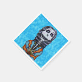 Colorful Happy Day of the Dead Skeleton Servetten (Hoek)