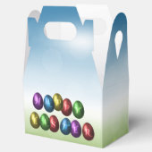 Colorful Happy Easter Eggs Bedankdoosjes (Geopend)