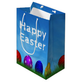 Colorful Happy Easter Eggs Medium Cadeauzakje