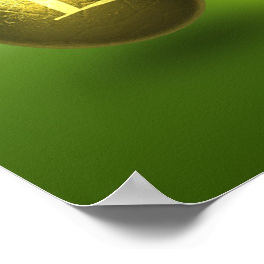 Colorful Happy Easter Eggs Poster (Hoek)