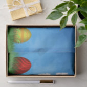 Colorful Happy Easter Eggs Tissuepapier (Geschenk)