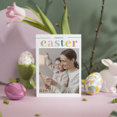 Colorful Happy Easter met foto