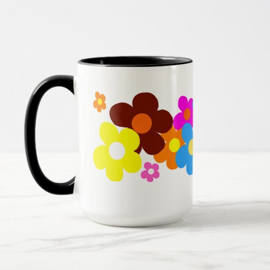 Colorful Happy Flowers Mok (Links)