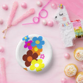 Colorful Happy Flowers Papieren Kommen (Feest)