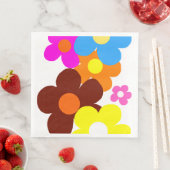 Colorful Happy Flowers Servet (Insitu)