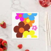 Colorful Happy Flowers Servet (Insitu)