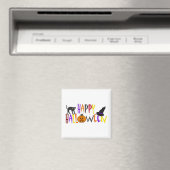 Colorful Happy Halloween Magneet (Insitu (Vaatwasser))