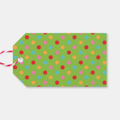 Colorful Happy Kerstmis - Gepersonaliseerde cadeau Cadeaulabel (Achterkant Horizontaal)