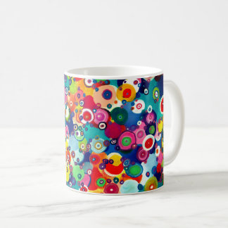 Colorful Happy Little Circles Original Artwork Koffiemok