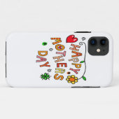 Colorful Happy Mothers Day Case-Mate iPhone Case (Achterkant (horizontaal))