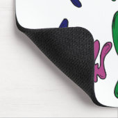 Colorful Happy Nieuwjaar Muismat (Hoek)