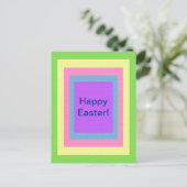 Colorful Happy Pasen Feestdagenkaart (Staand voorkant)