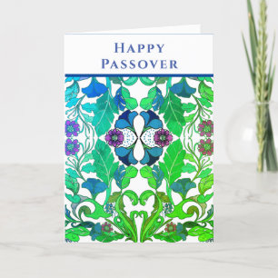 Colorful Happy Passover Star van David Holiday Feestdagen Kaart