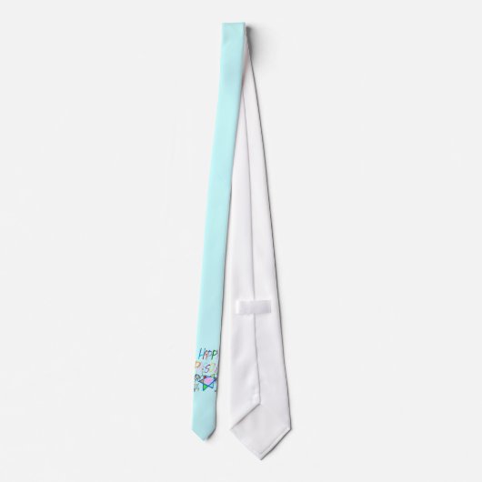 Colorful Happy Passover Stropdas (Achterkant)