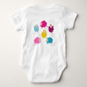 Colorful Happy Sheep Baby Bodysuit (Achterkant)