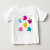 Colorful Happy Sheep Kids T-Shirt (Voorkant)