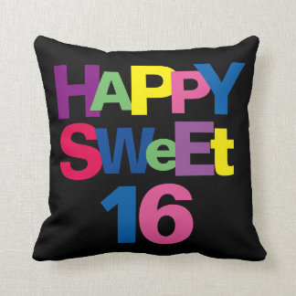 Colorful Happy Sweet 16 Kussen