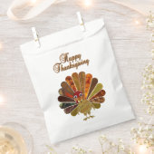 Colorful Happy Thanksgiving Turkije Bedankzakje (Geknipt)