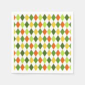 Colorful Harlequin Diamonds Irish St Patricks Day Servet (Voorkant)