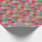 Colorful Harlequin Diamonds Wrapping Paper  Cadeaupapier (Hoek)