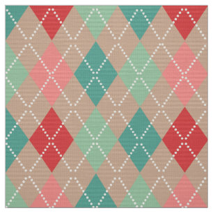 Colorful Harlequin Geometric Pattern 3 Stof