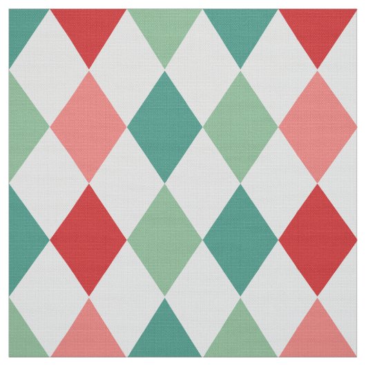 Colorful Harlequin Geometric Pattern Stof (Swatch)