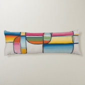 Colorful Harmony Lichaamskussen (Achterkant)
