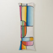 Colorful Harmony Lichaamskussen (Voorkant Verticaal)