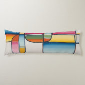 Colorful Harmony Lichaamskussen (Voorkant)