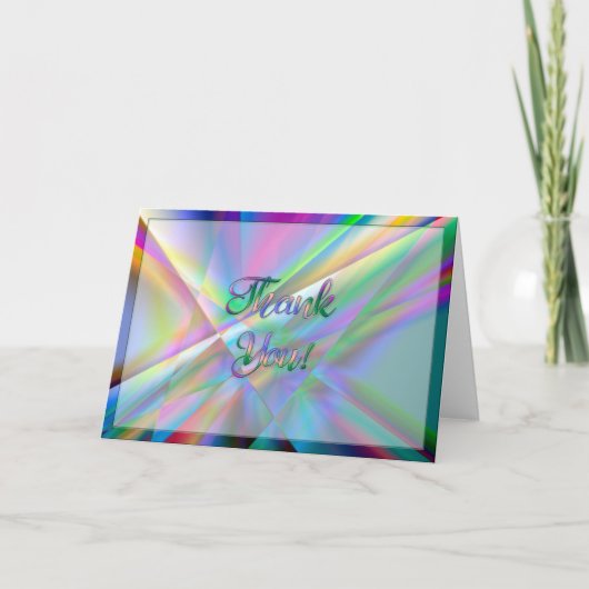 Colorful Hartelijk dank Bedankkaart (Voorkant)