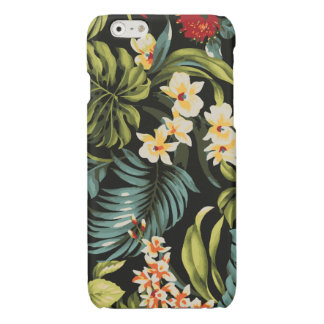 Colorful Hawaii Flowers Design iPhone 6 Hoesje Glanzend