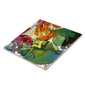 Colorful Hawaiian Flowers Tegeltje (Zijkant)