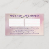 Colorful Healing Hands Energy Spiral Appointment Visitekaartje (Achterkant)