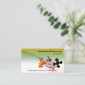 Colorful Healthy Life Professional Occupation Visitekaartje (Staand voorkant)